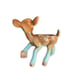 Vintage Standing Deer Fawn Ceramic Figural Planter Lane 1950s 9 Inches