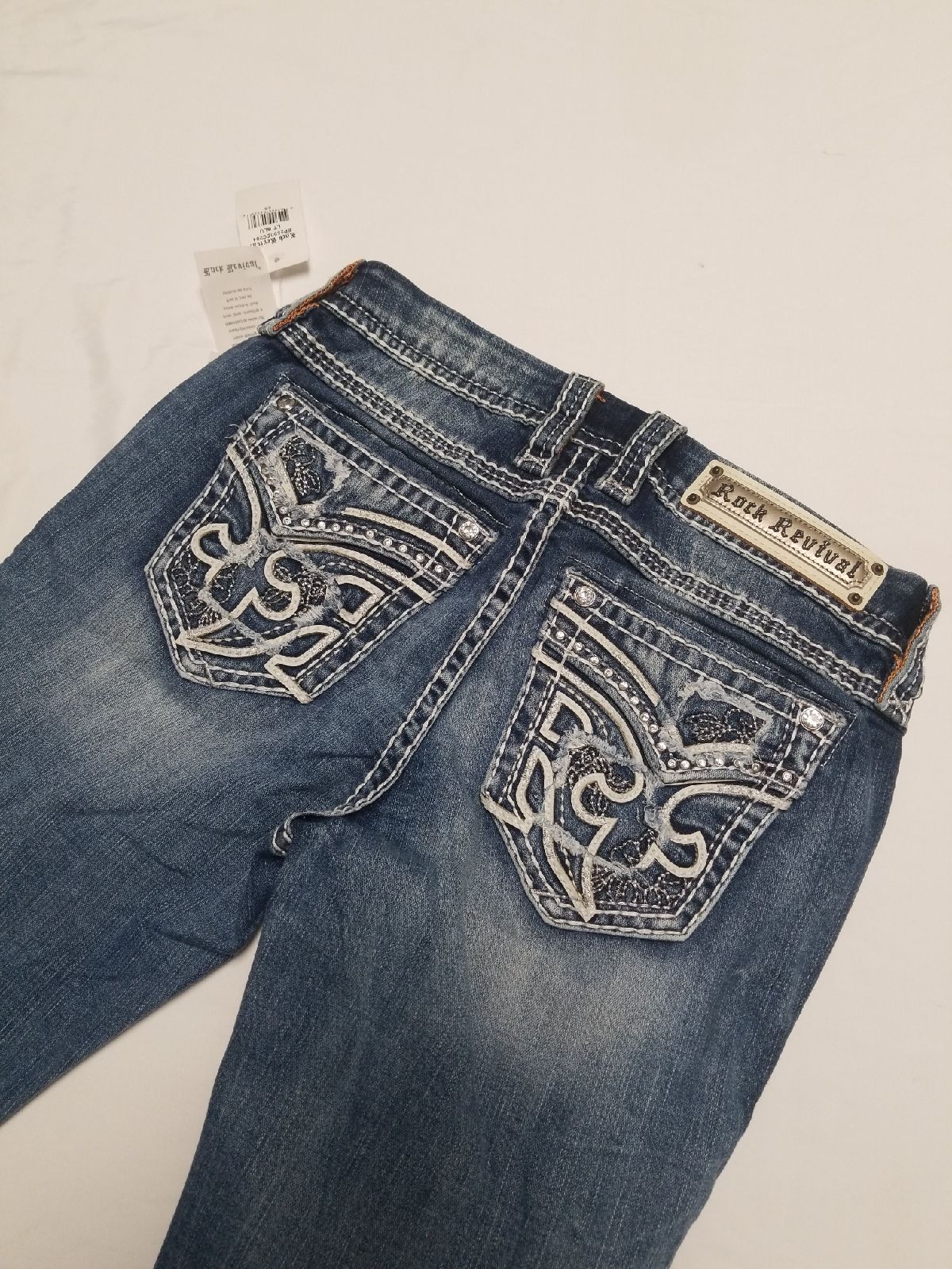 Rock Revival women jeans easy crop size 26x25