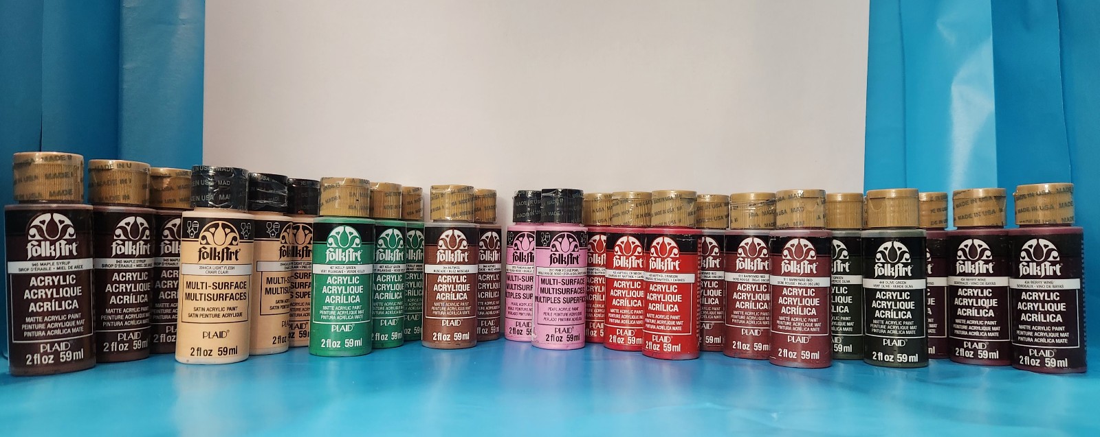 Folk Art paint lot