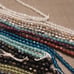 25 strands of Czech bead lot c947