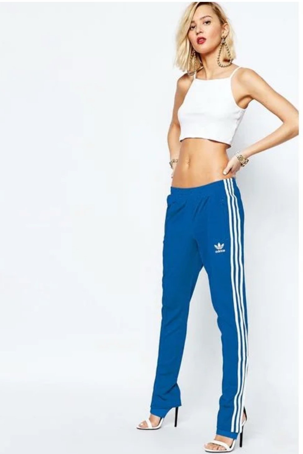 Adidas Royal Blue Tracksuit Pants