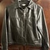 New Frontier size 12 100% genuine leather black jacket EUC