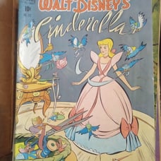 Golden age Dell publishing Disney 1950 Cinderella comic book #272 FN