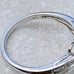 Solid 10k white gold genuine diamond heart ring sz 6.75 Kay Jewelers