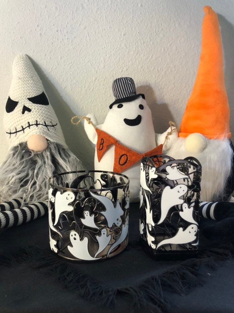 BBW Ghost candle and soap holder bundle