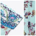 NWT. Zara Blue Strapless Printed Jumpsuit. Size M.