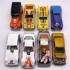 Vintage Hot Wheels LOT Firebird Funny Car 40s Woodie ‘57 T-Bird Datsun 200SX VGC