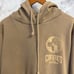 Crooks & Castles Hoodie Sweatshirt Mens Medium Brown