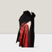 Women's Vintage J. Peterman Black Wool Cape with Huge Cashmere Collar Size L