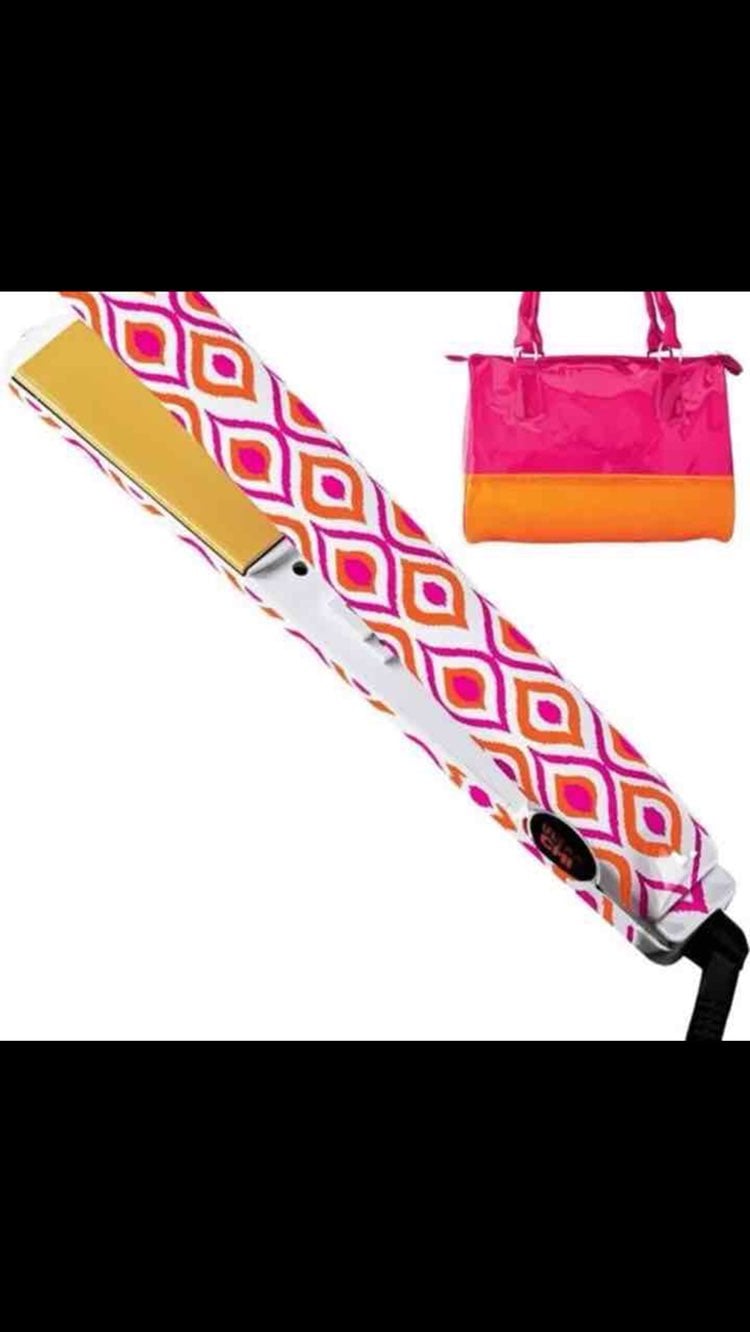 Chi Flat Iron Sunset Ikat NiB