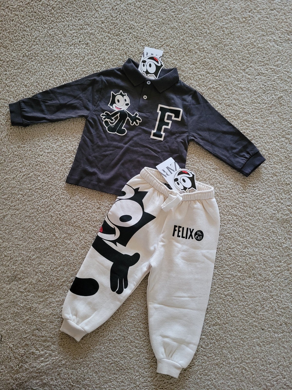 Zara baby boys set FELIX THE CAT bundle. Size 18-24