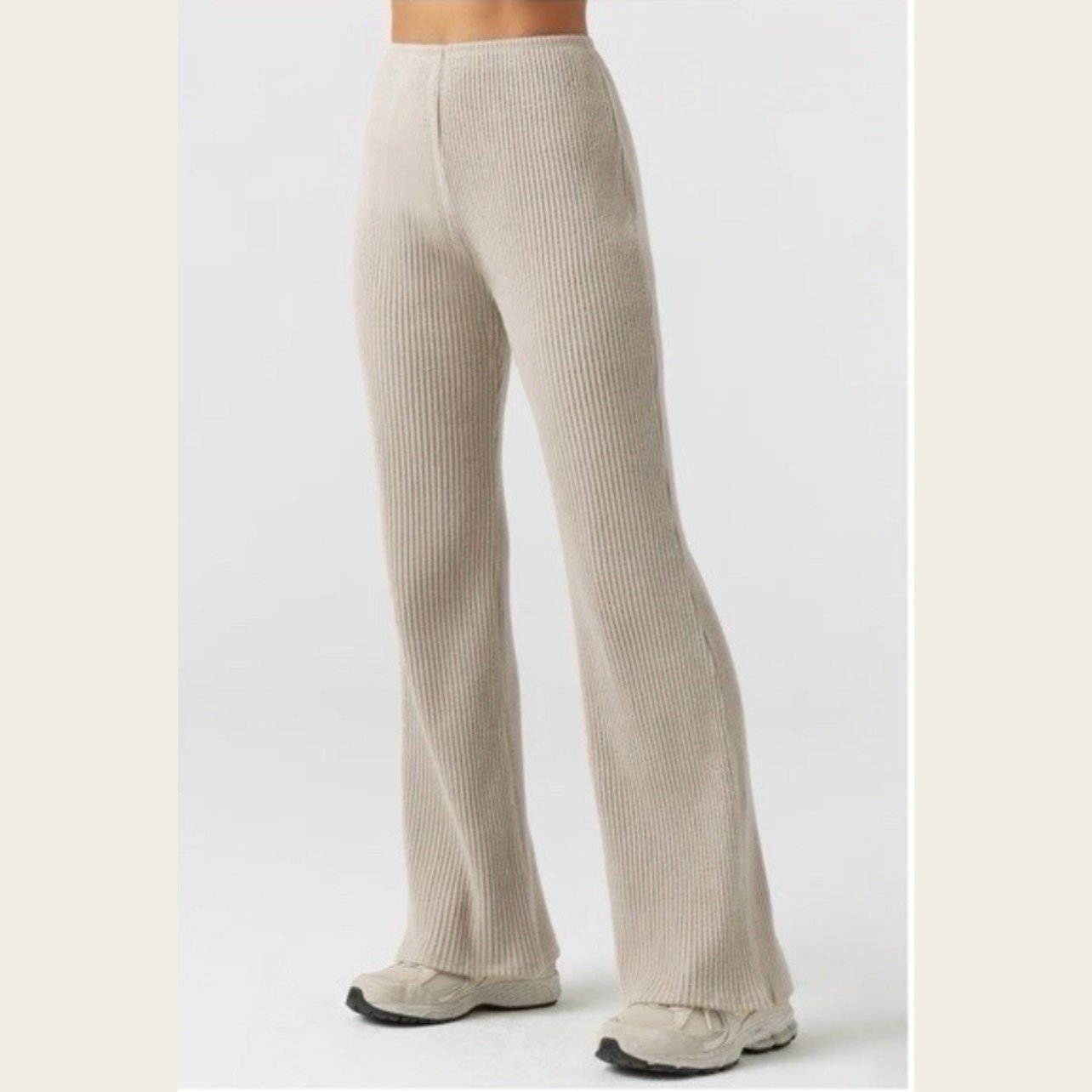 JOAH BROWN SOLD OUT RELAXED RIBBED LUXE KNIT PANTS!