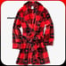 VS Pink XS/S Buffalo Plaid Cozy Robe