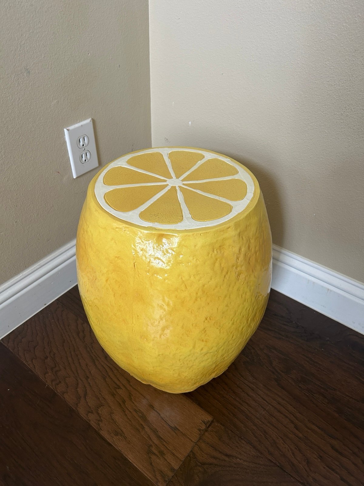 Viral Tiktok Lemon Fruit Stool/Side Table