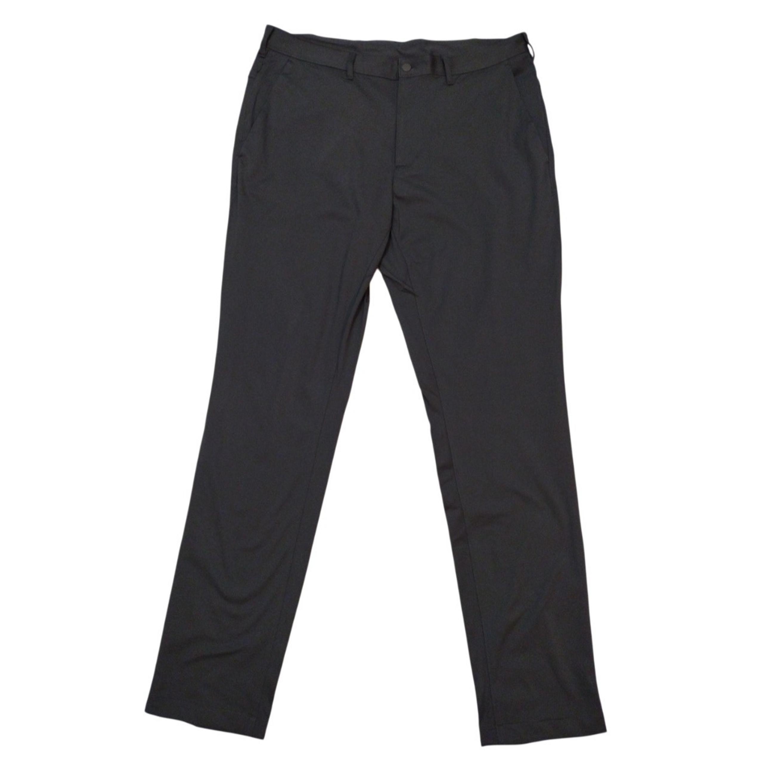 Lands End Golf Pants Men 38 Tall Gray Stretch Athleisure Comfort Pockets Sporty