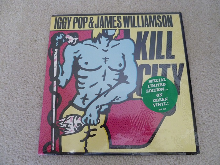 Kill City by Iggy Pop and James Williamson rare USA Green vinyl album 1977