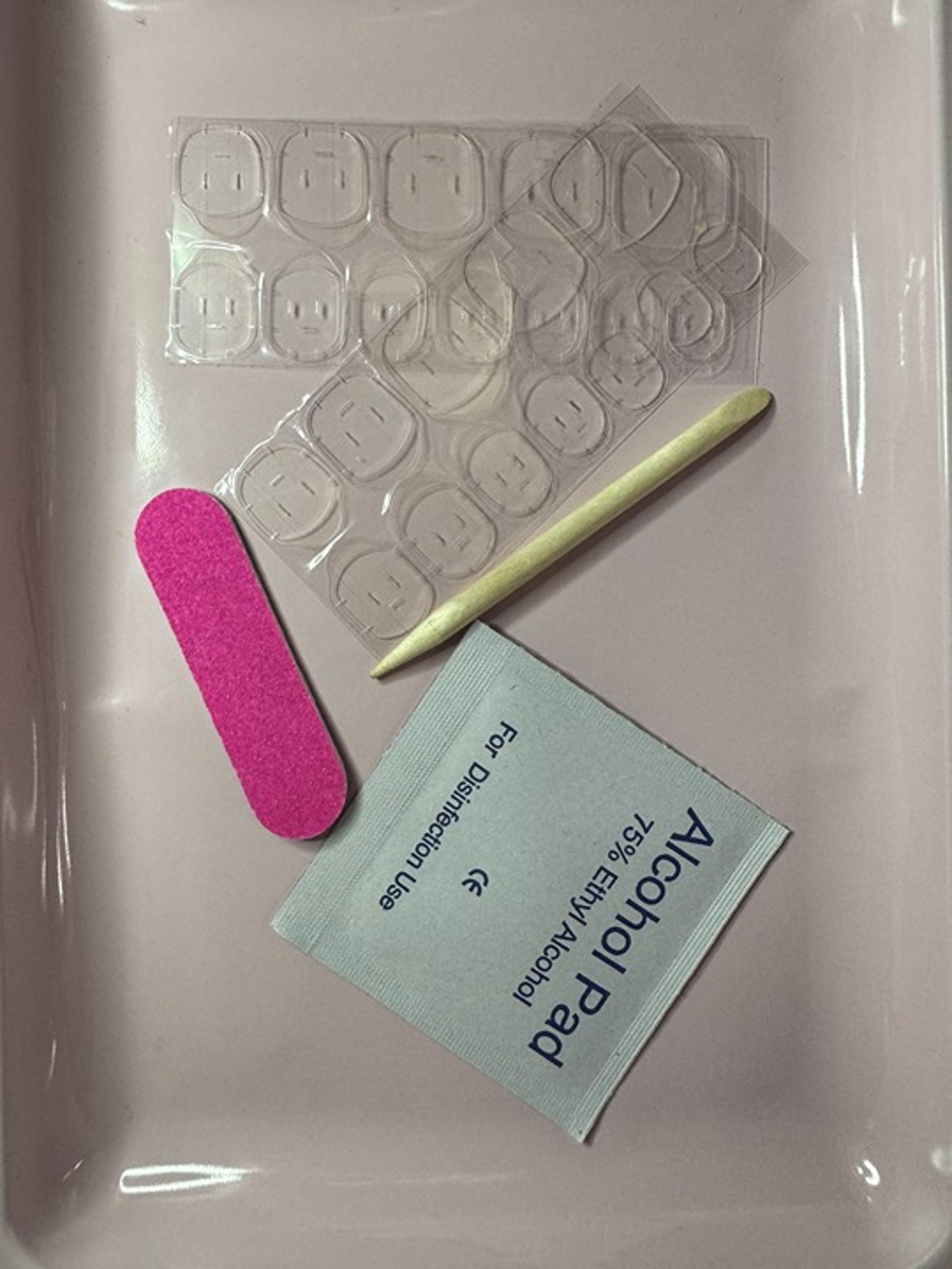 Press On Nails Basic Nail Kit. Ready to ship. Nail gel tabs.