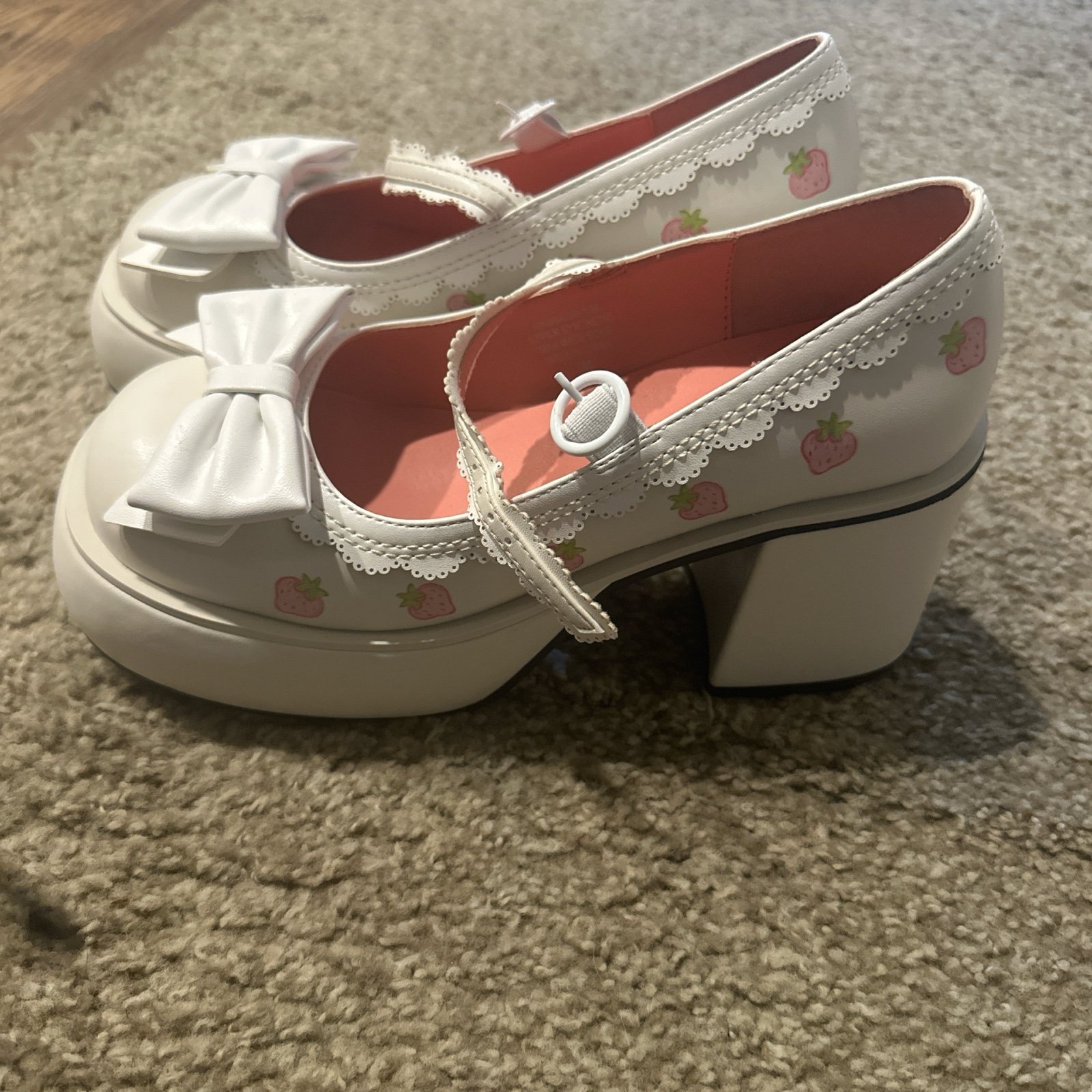Dolls kill strawberry shortcake Mary Janes SOLD DONT BUY