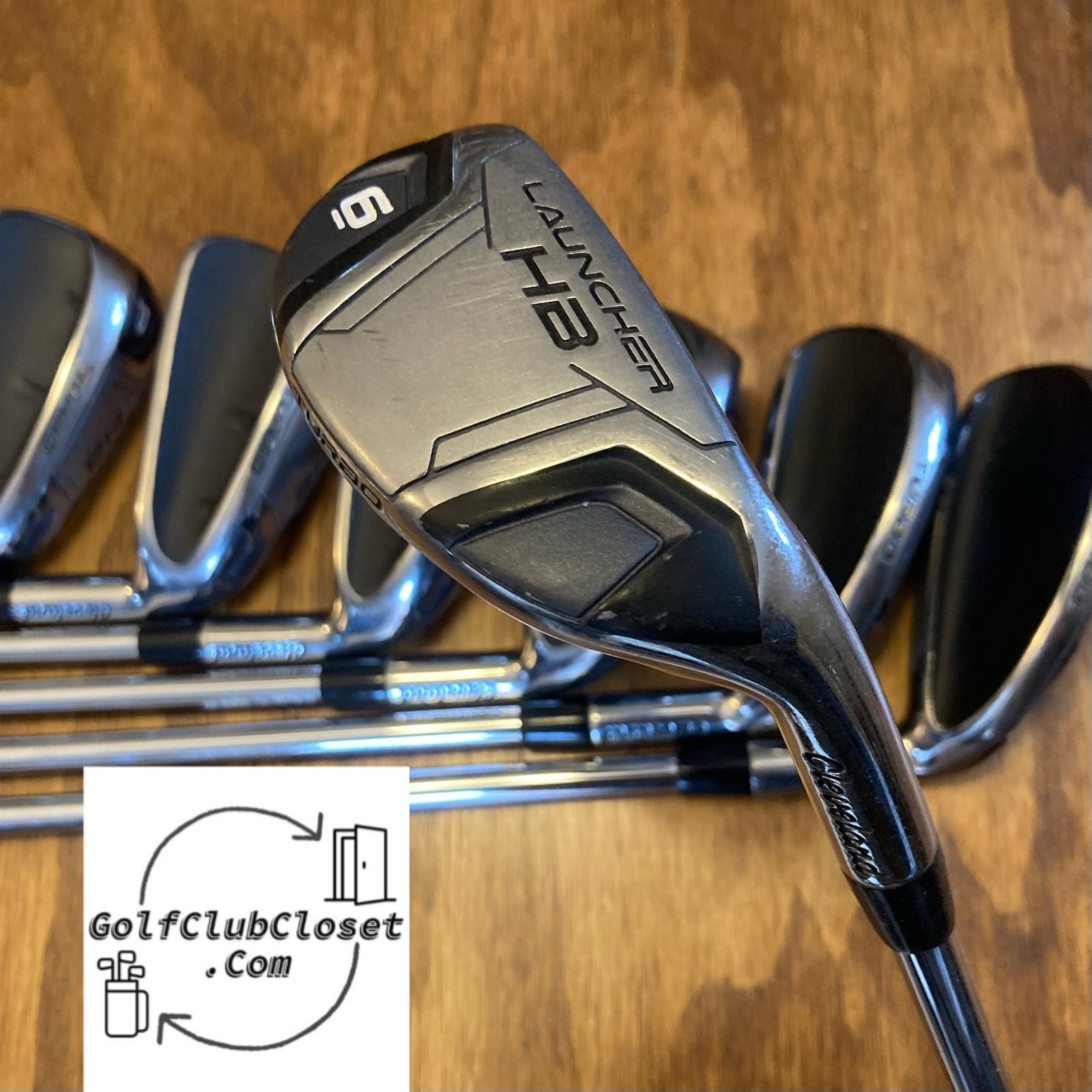 Cleveland Launcher HB Turbo Iron Set / 4-PW Regular Flex Steel Shafts