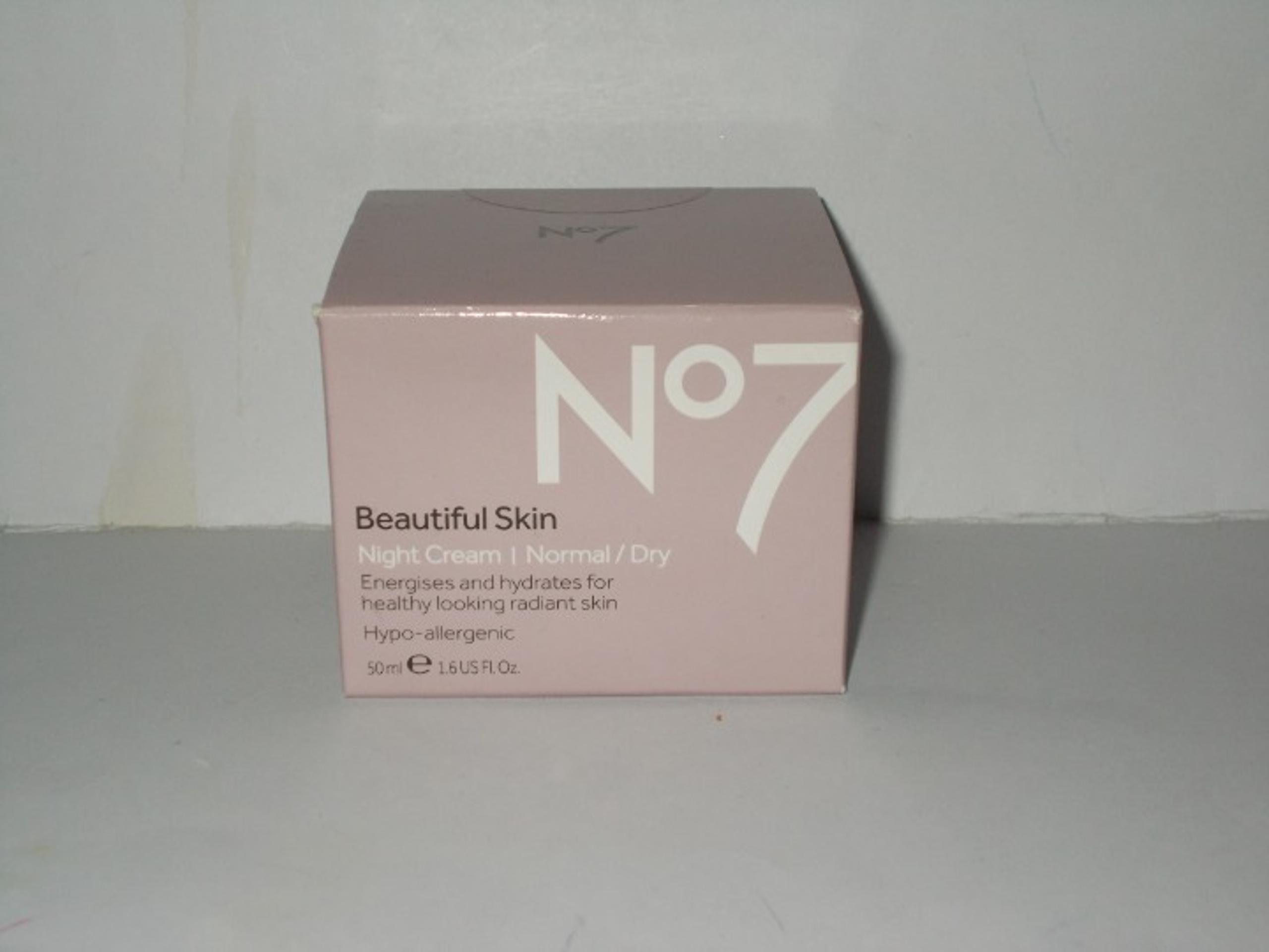 Boots No7 Beautiful Skin Night cream for Normal/Dry skin