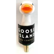 Goose Island Beer Co. Signature White Goose Tap Handle