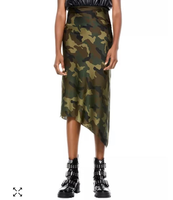 Alice + Olivia Maeve camo skirt
