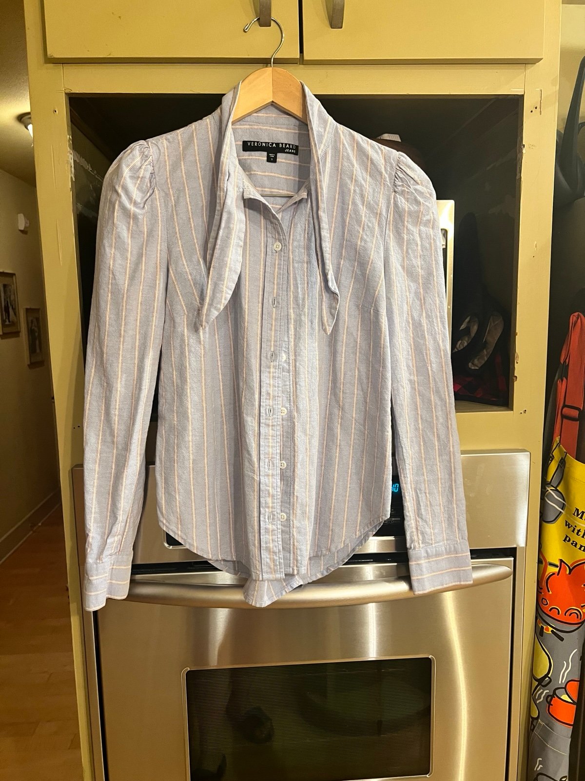 Like New Veronica Beard Striped Button Down Shirt Sz.S MSRP:249