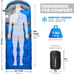 Sleeping Bags for Adults Cold Weather & Warm Backpacking