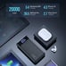 Portable 3 output charger with 20000mAh