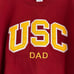 USC Trojans Embroidered Russell Athletic Dad Pullover Sweater Size Medium