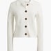 J. Crew white polo cardigan