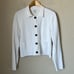 J. Crew white polo cardigan