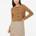 J. Crew white polo cardigan
