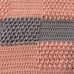 Crochet Afghan Toddler Size 56”x 43” Hand Crafted Lavender & Pink Square NEW