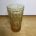 VTG Set Anchor Hocking Amber Lido Milano Honey Gold Pitcher and 10 Glasses