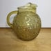 VTG Set Anchor Hocking Amber Lido Milano Honey Gold Pitcher and 10 Glasses