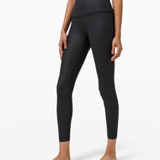 Lululemon Align Pant II 25 Lattice Work Emboss Black