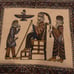 Hand-Printed Wall Hanging Tablecloth 100% Cotton Hand-Made 17 x 17 Multi Color