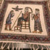 Hand-Printed Wall Hanging Tablecloth 100% Cotton Hand-Made 17 x 17 Multi Color