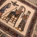 Hand-Printed Wall Hanging Tablecloth 100% Cotton Hand-Made 17 x 17 Multi Color