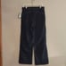 New Reebok size M loose fit black bootcut workout track pants pockets zip ankle