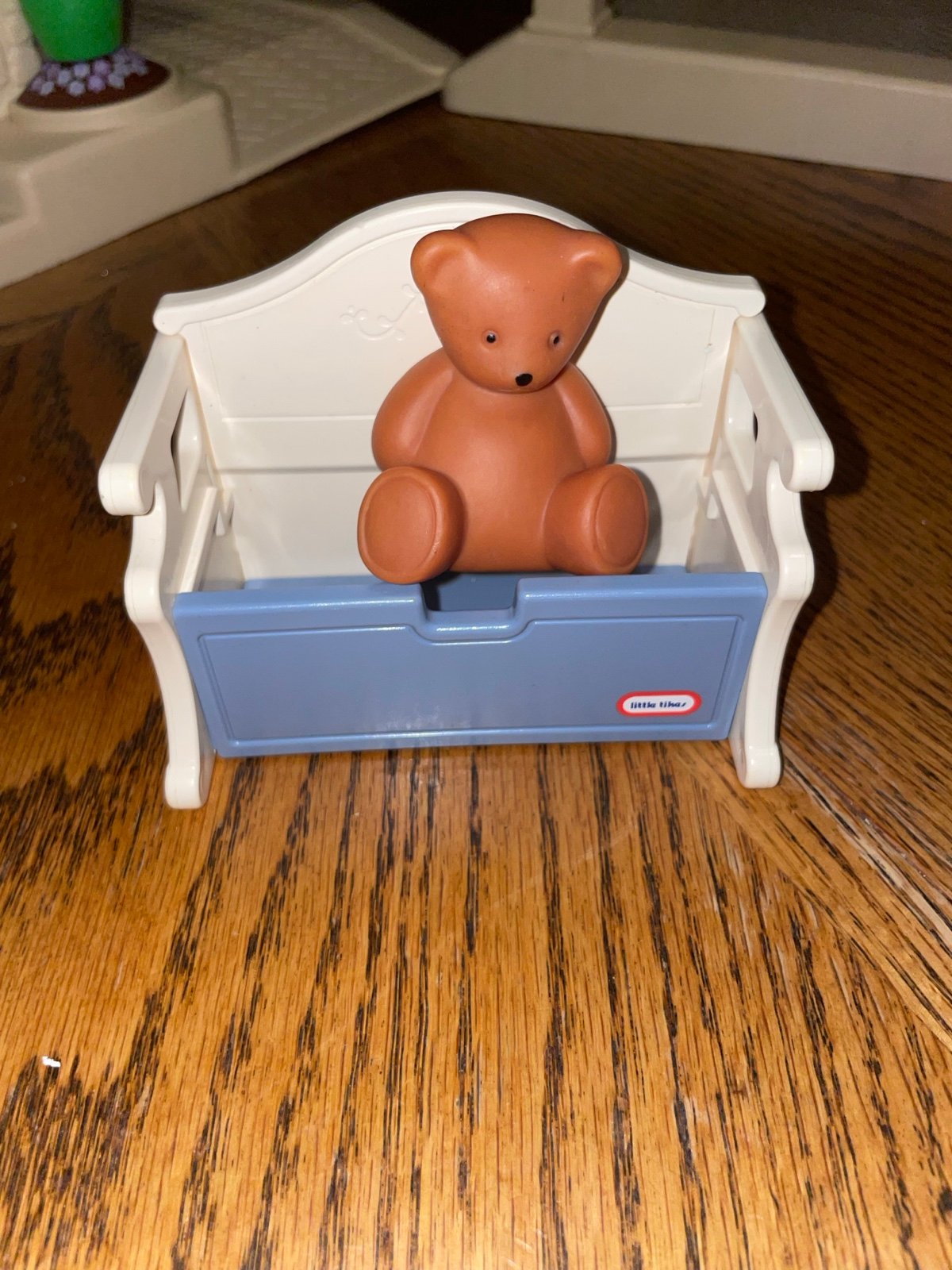 Little tikes toy box & bear