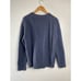 Gap Lambswool Angora Sweater V Neck Navy Blue Ribbed Knit Mens Medium
