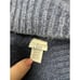 Gap Lambswool Angora Sweater V Neck Navy Blue Ribbed Knit Mens Medium