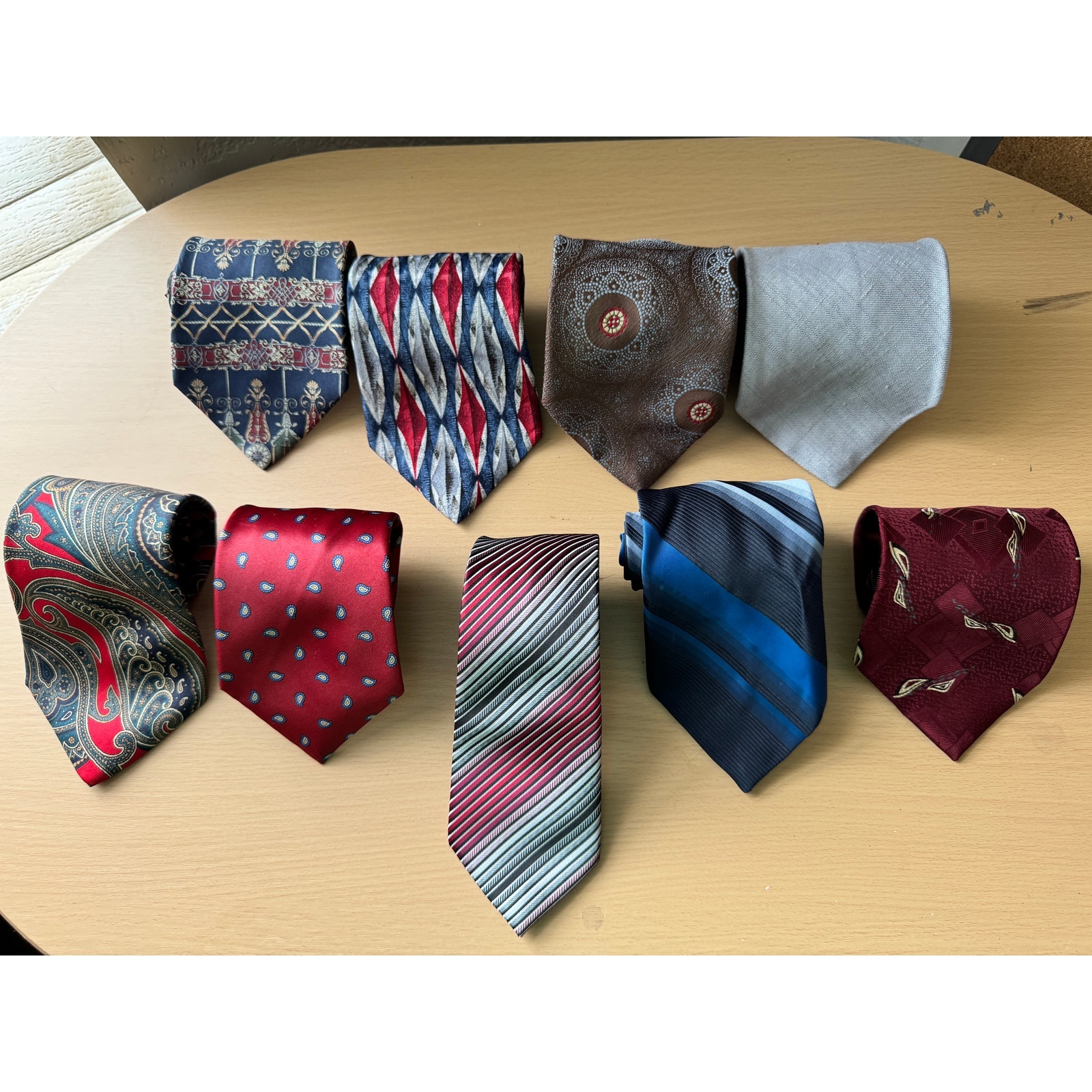 Vintage Tie Lot – 1970s, 80s, and 90s – Mixed Patterns and Brands