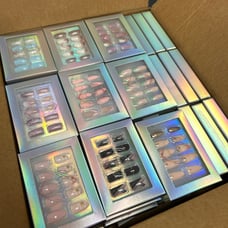 45 pcs Press On Nails Set 390 Value Wholesale