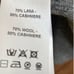CVIDINI Knit Vest / Cashmere Blend / Gray / New