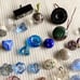 Group of 50+ Vintage Glass Buttons Grab Bag