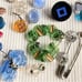 Group of 50+ Vintage Glass Buttons Grab Bag