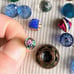 Group of 50+ Vintage Glass Buttons Grab Bag